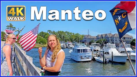 【4k】walk Manteo Outer Banks North Carolina Nc Usa Travel