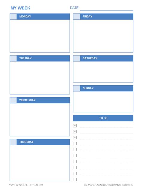 Daily Calendar Templates 9 Free Word Excel And Pdf Samples Examples