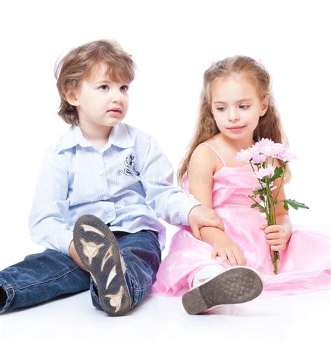Little Boy And Girl In Love Royalty Free Stock Photography Image 14821667