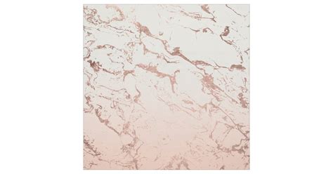 pink blush white ombre gradient rose gold marble fabric zazzle