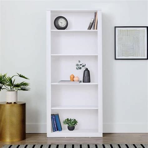 Mainstays 3 Shelf Bookcase With Adjustable Shelves White Ph