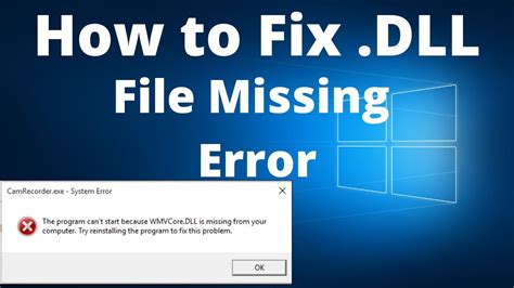 How To Fix Missing Dll Files In Windows 10 8 7 Riset