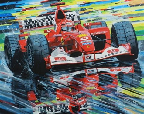 Formula One Motorsport Paintings In 2021 Motorsport Art Art Cars