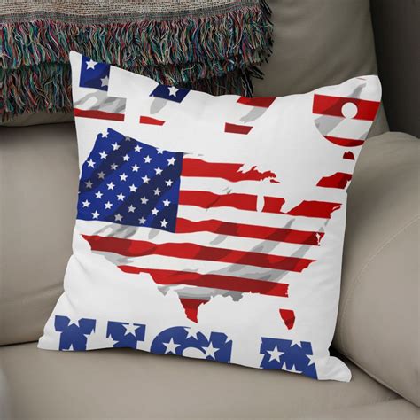 United States Of America Flag Usa Throw Pillow By Abdul Sattar Sabahi