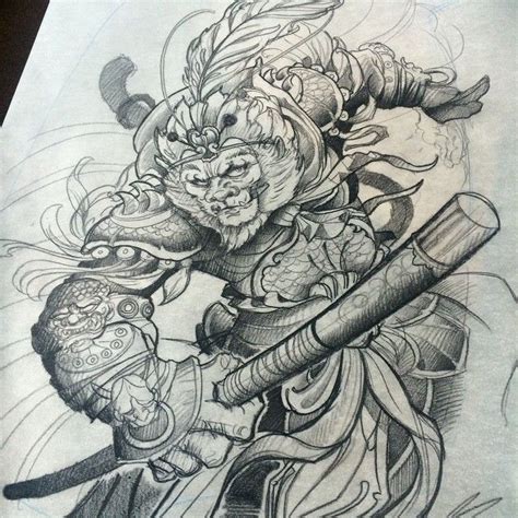 Robertson Tattoo Company Inc On Instagram Monkey King Drawing In