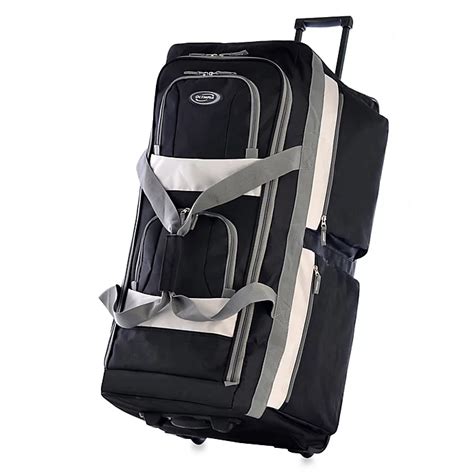wheeled duffel bag vs suitcase iucn water