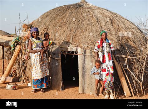 In The Fulani Village Of Jolooga In Northern Burkina Faso Villagers