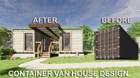 Shipping Container Van To Tiny House Design Youtube