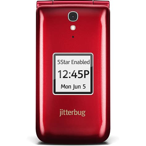 Jitterbug Flip Easy To Use Cell Phone For Seniors By