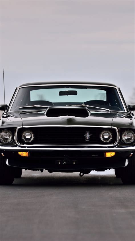 Download 720x1280 Wallpaper Ford Mustang Boss 429 Fastback 1969