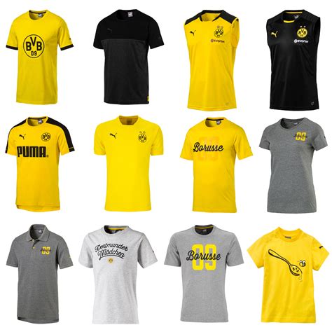 Mit seinen toren am fließband hat stürmer erling haaland von borussia dortmund europas spitzenklubs noch stärker auf sich aufmerksam gemacht. T-Shirts Puma BVB Borussia Dortmund Wappen T-Shirt mit ...