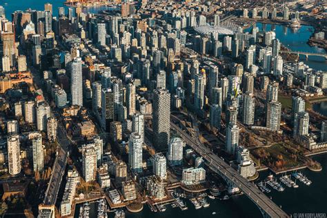 Vancouver Bcs 2023 Skyline Aerial Architecture Photography Of
