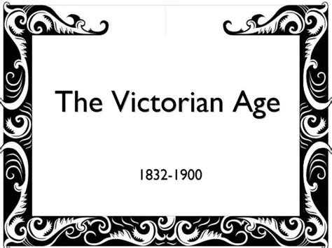 Ppt The Victorian Age Powerpoint Presentation Free Download Id499277