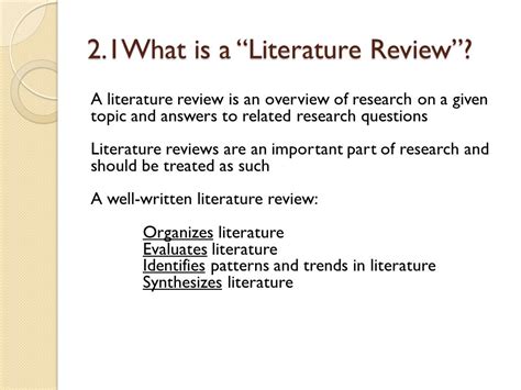 How To Write A Psychology Literature Review