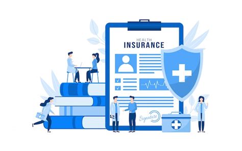 premium vector health medical insurance illustration concept isolated people patients doctors