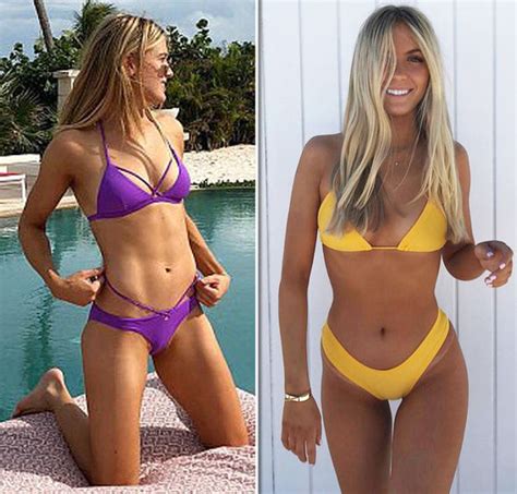 Genie Bouchard Instagram Bikini Battle With Hot Twin Beatrice In Sexy
