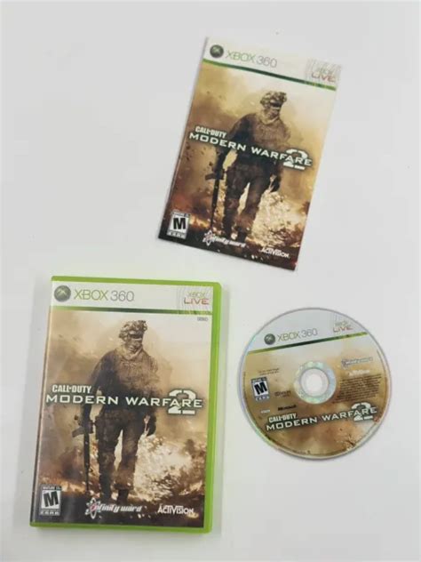 Call Of Duty Modern Warfare 2 Microsoft Xbox 360 2009 Mw 2 Mw2 Fast