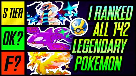 I Ranked All 142 Legendary Pokemon Shiny Forms Mr1upz Youtube