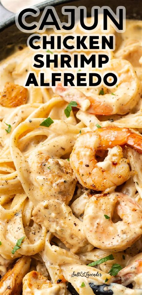 Cajun Chicken And Shrimp Alfredo Pasta Recipes Alfredo Shrimp