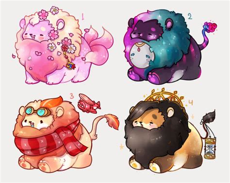 Custom Mini Lions Set By Miloudee On Deviantart