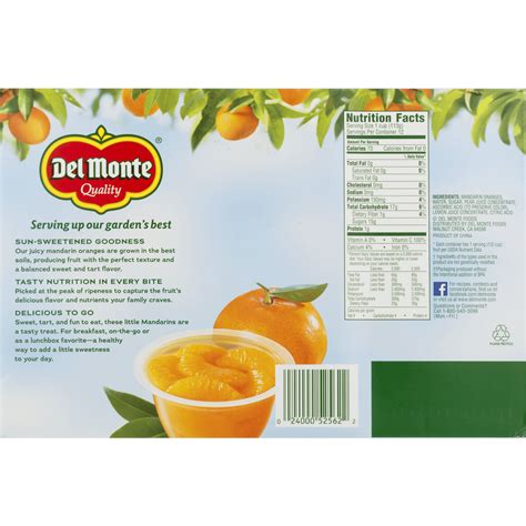 Mandarin Orange Cup Nutrition Facts Besto Blog