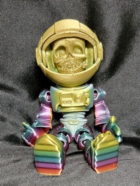 3d Printed Flexi Skeleton Astronaut Etsy