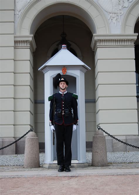 Change Of Guards In Front Of The Royal Palace In Oslo Norway Viking