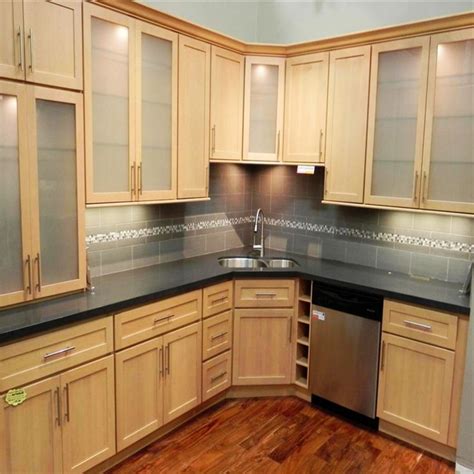 You can enjoy anything from soft greens, yellows, and grays to get a lovely outlook overall. natural maple kitchen | The Most Incredible Light Maple Kitchen Cabinets pertaining to Inspire ...