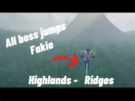 All Boss Jumps Fakie Highlands Ridges Descenders YouTube