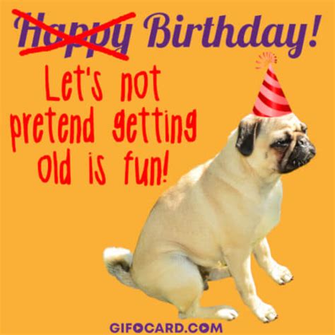 Happy Birthday funny gif animations – free download, tap to send ecard