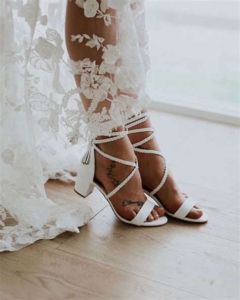 Forever Soles White Leather Bridal Shoes An Ideal Choice For Boho