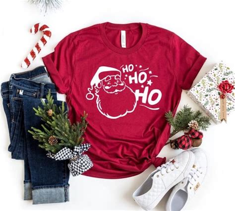 Ho Ho Ho Shirt Santa Claus Shirt Funny Christmas Shirt Etsy
