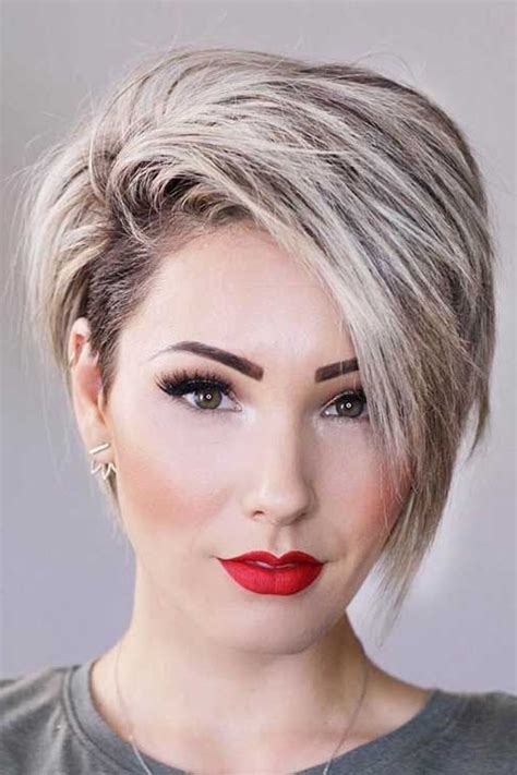 At this stage short haircuts are excellent solution for that. 28 Super Cute Looks with Pixie Haircuts for Round Faces ...