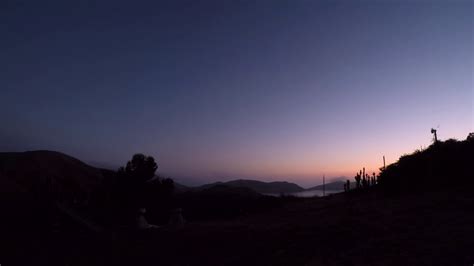 California Coastal Mountains Sunset Timelapse Test Youtube