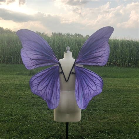 Purple Fairy Wings Etsy