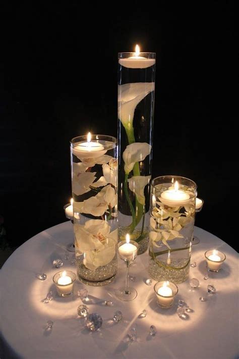 See more ideas about centerpieces, floating candles, candles. Wodnerful DIY Unique Floating Candle Centerpiece With Flower