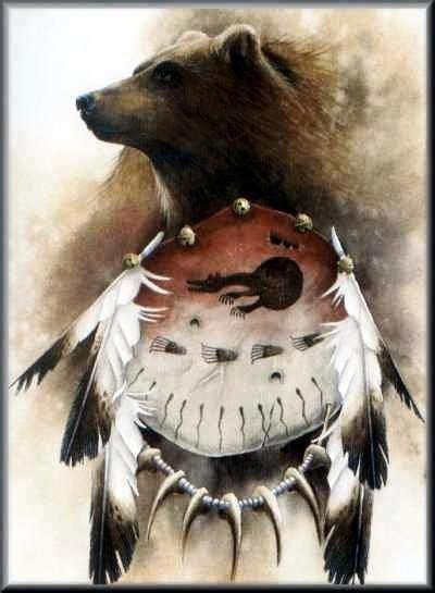 The Bear Spirit Native American Artwork Bear Art American Indian Art