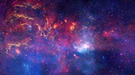 Incandescent Galaxy With Dark Sky Background 4k 5k Hd