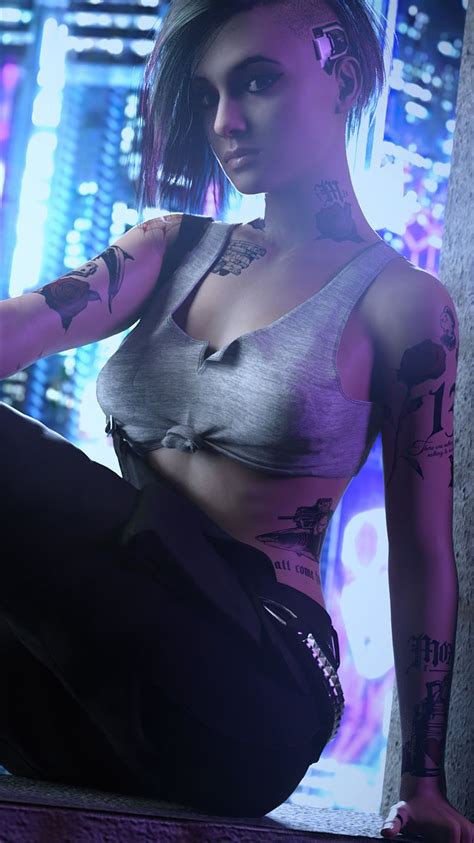 judy alvarez from cyberpunk 2077 game 4k iphone 8 wallpapers free download