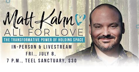 Tickets For All For Love With Matt Kahn Livestream From Brightstar