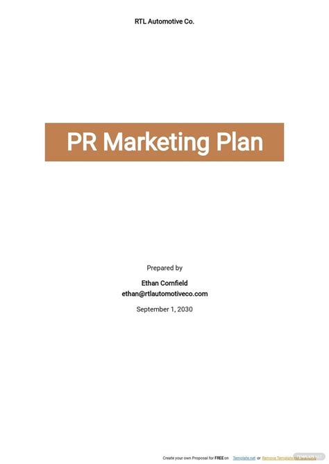 Pr Template Examples