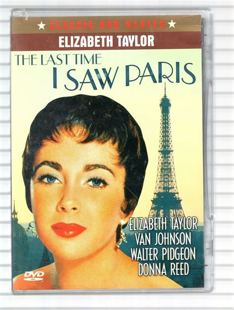 The Last Time I Saw Paris New Dvd Elizabeth Taylor Van Johnson