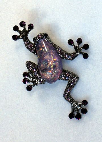 Purple Frog Brooch Aka Purple Frog Pin