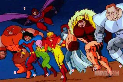 Marvel Who Are The Villains At The End Of The 90s X Men Cartoon Intro