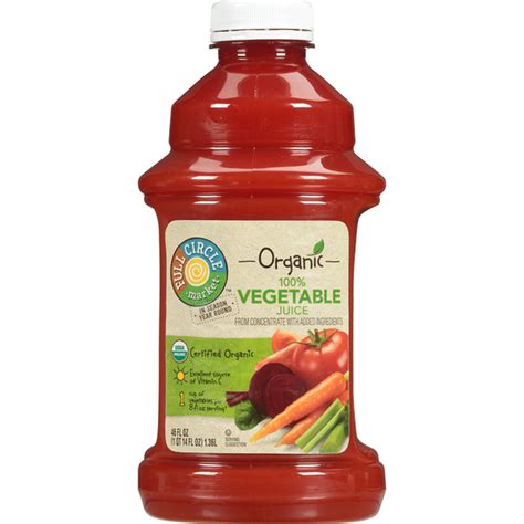 full circle organic vegetable juice 46 fl oz delivery or pickup near me instacart