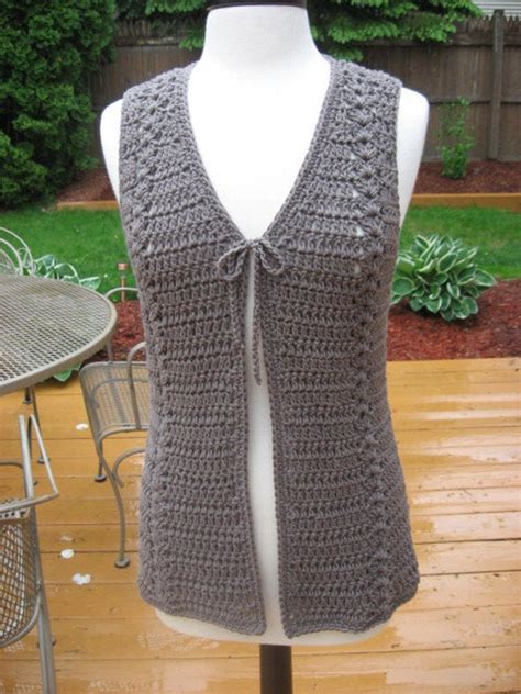 New Crochet Pattern Vest Easy Crochet