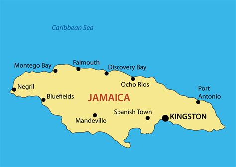 Detailed Map Of Jamaica Parishes