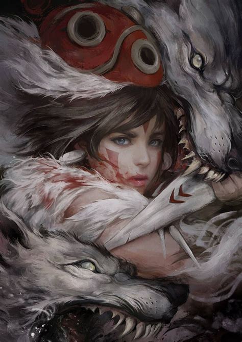 Princess Mononoke By Muju On Deviantart Ghibli Art Studio Ghibli