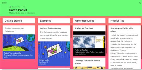 Using Padlet In The Classroom Math Classroom Resource Classroom Hot