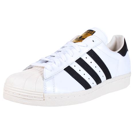 Adidas Superstar 80s Retro Basketball Shoes White Black Chalk G61070 Ebay